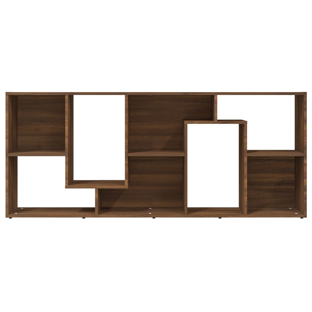 Kirjahylly ruskea tammi 67x24x161 cm tekninen puu - Sisustajankoti.fi