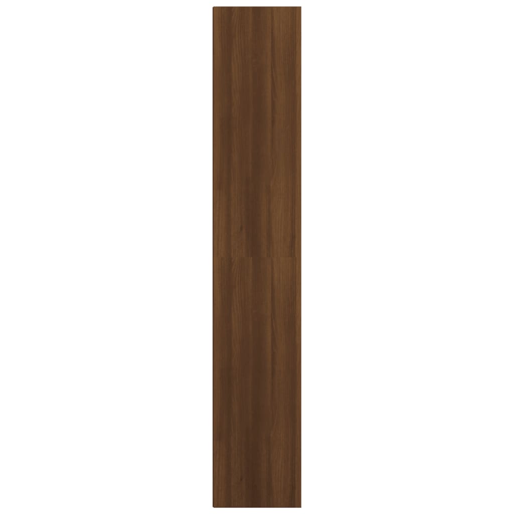 Kirjahylly ruskea tammi 36x30x171 cm tekninen puu - Sisustajankoti.fi