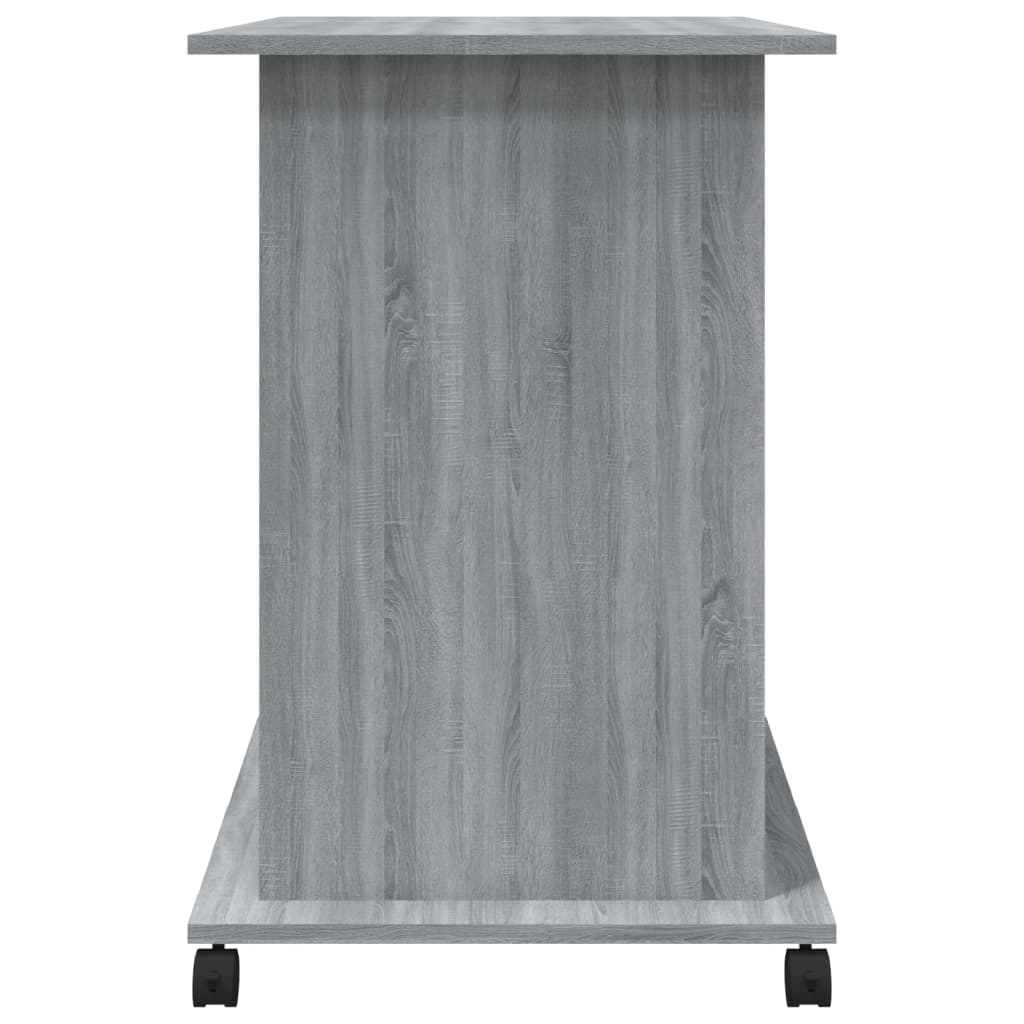 Tietokonepöytä harmaa Sonoma 80x50x75 cm tekninen puu - Sisustajankoti.fi