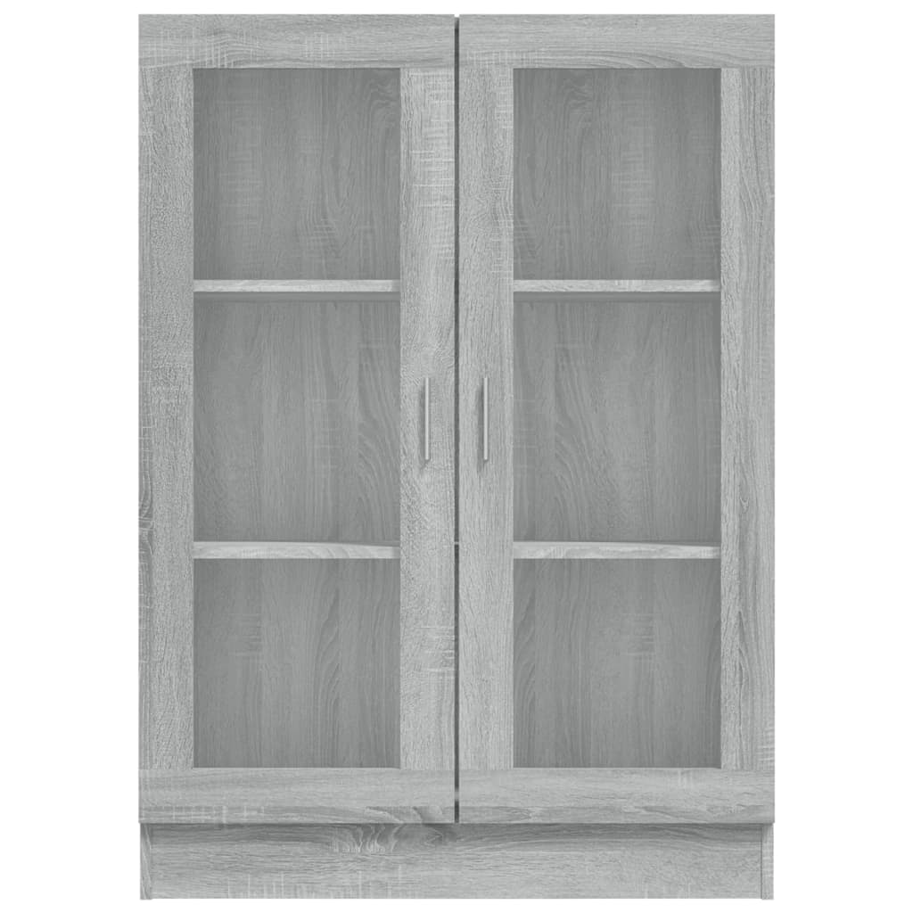 Vitriinikaappi harmaa Sonoma 82,5x30,5x115 cm tekninen puu - Sisustajankoti.fi