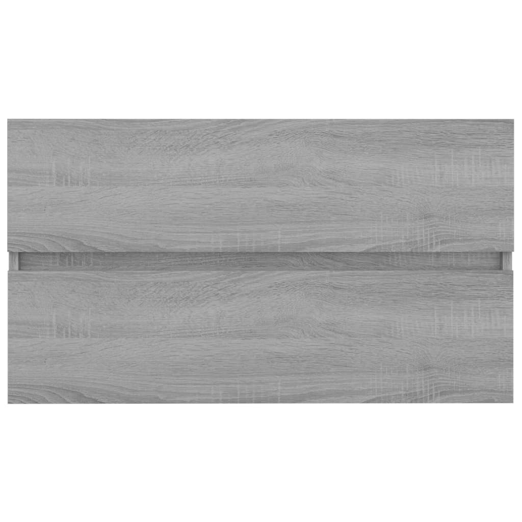 Allaskaappi harmaa Sonoma 80x38,5x45 cm tekninen puu - Sisustajankoti.fi