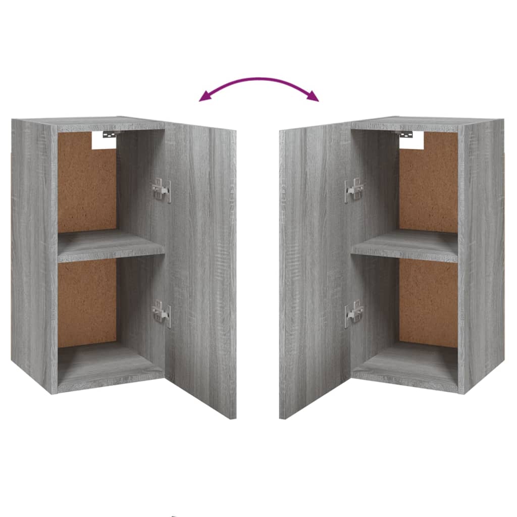 TV-tasot 2 kpl harmaa Sonoma 30,5x30x60 cm - Sisustajankoti.fi