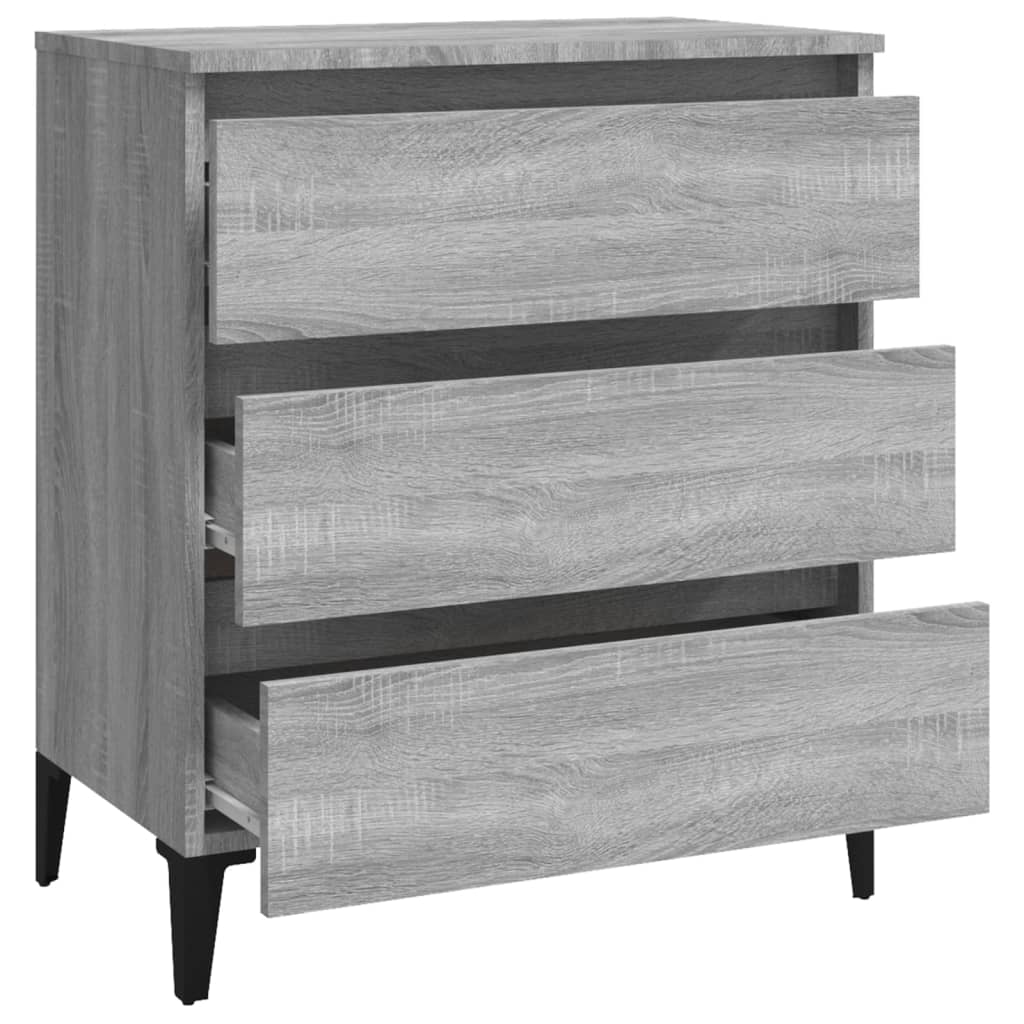 Senkki harmaa Sonoma 60x35x69 cm tekninen puu - Sisustajankoti.fi
