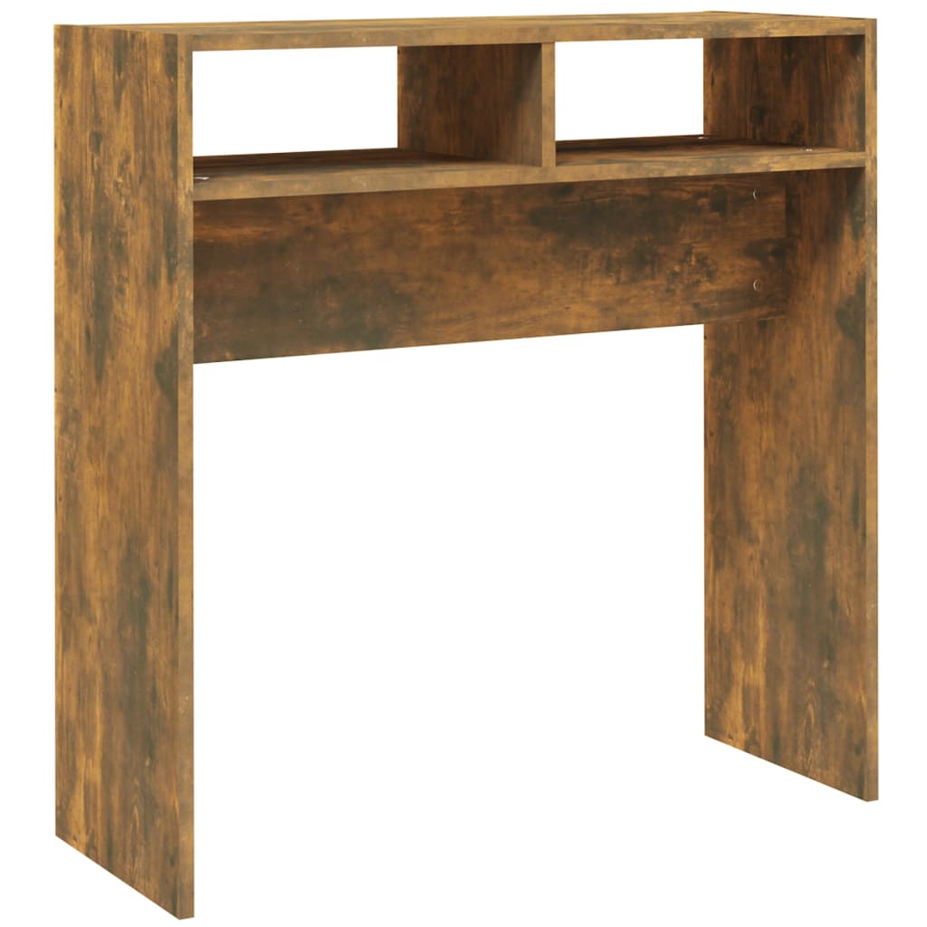 Konsolipöytä savutammi 78x30x80 cm tekninen puu - Sisustajankoti.fi