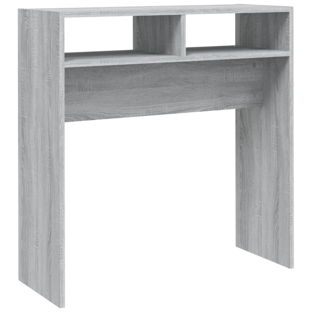 Konsolipöytä harmaa Sonoma 78x30x80 cm tekninen puu - Sisustajankoti.fi