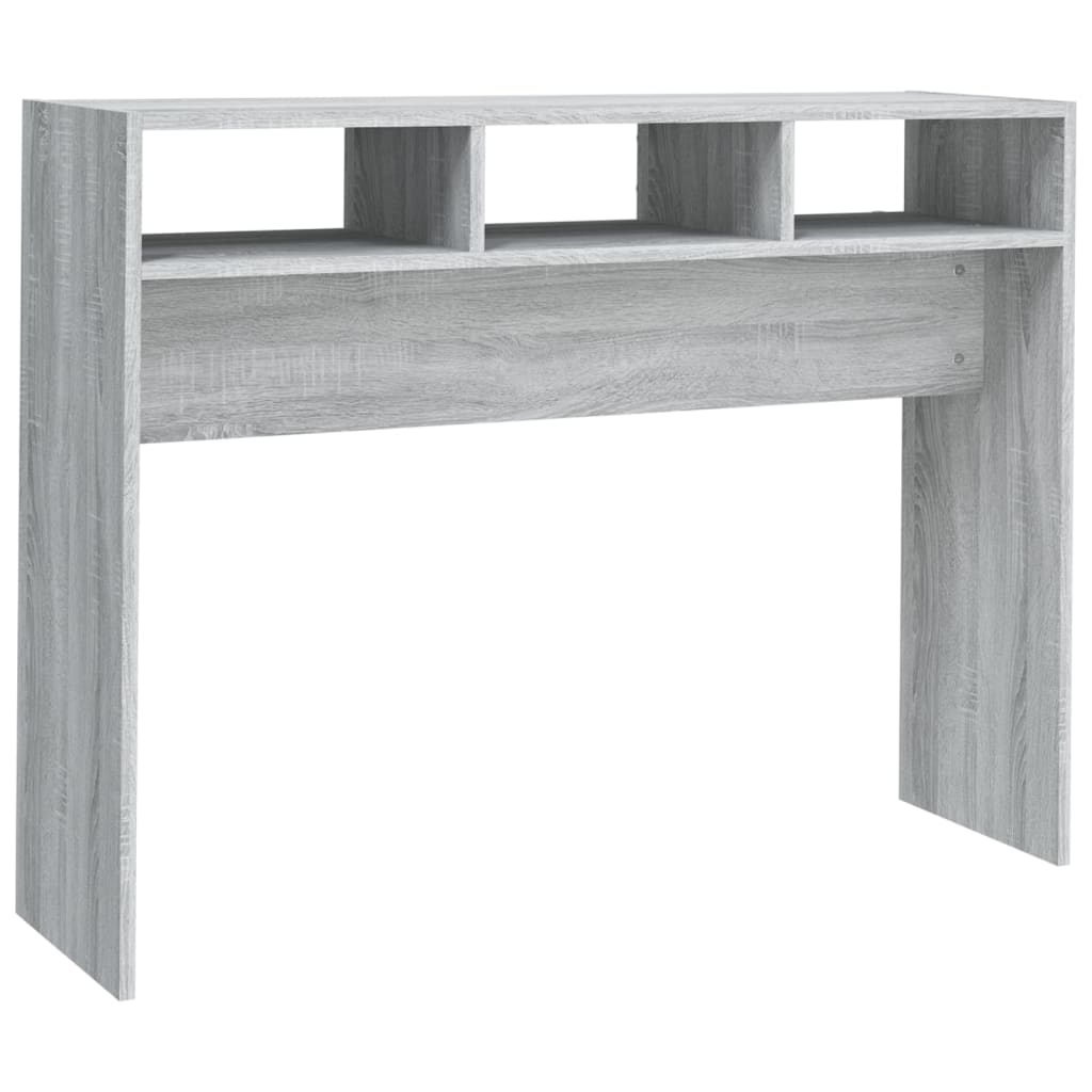 Konsolipöytä harmaa Sonoma 105x30x80 cm tekninen puu - Sisustajankoti.fi