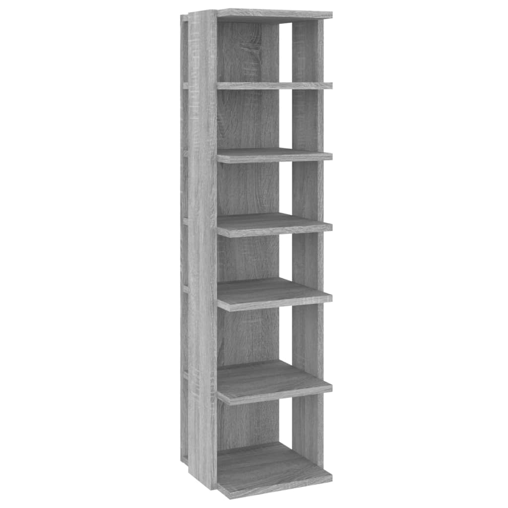 Kenkätelineet 2 kpl harmaa Sonoma 27,5x27x102 cm tekninen puu - Sisustajankoti.fi
