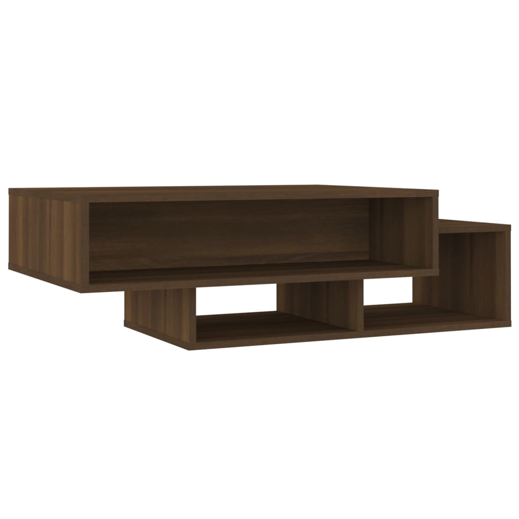 Sohvapöytä ruskea tammi 105x55x32 cm tekninen puu - Sisustajankoti.fi