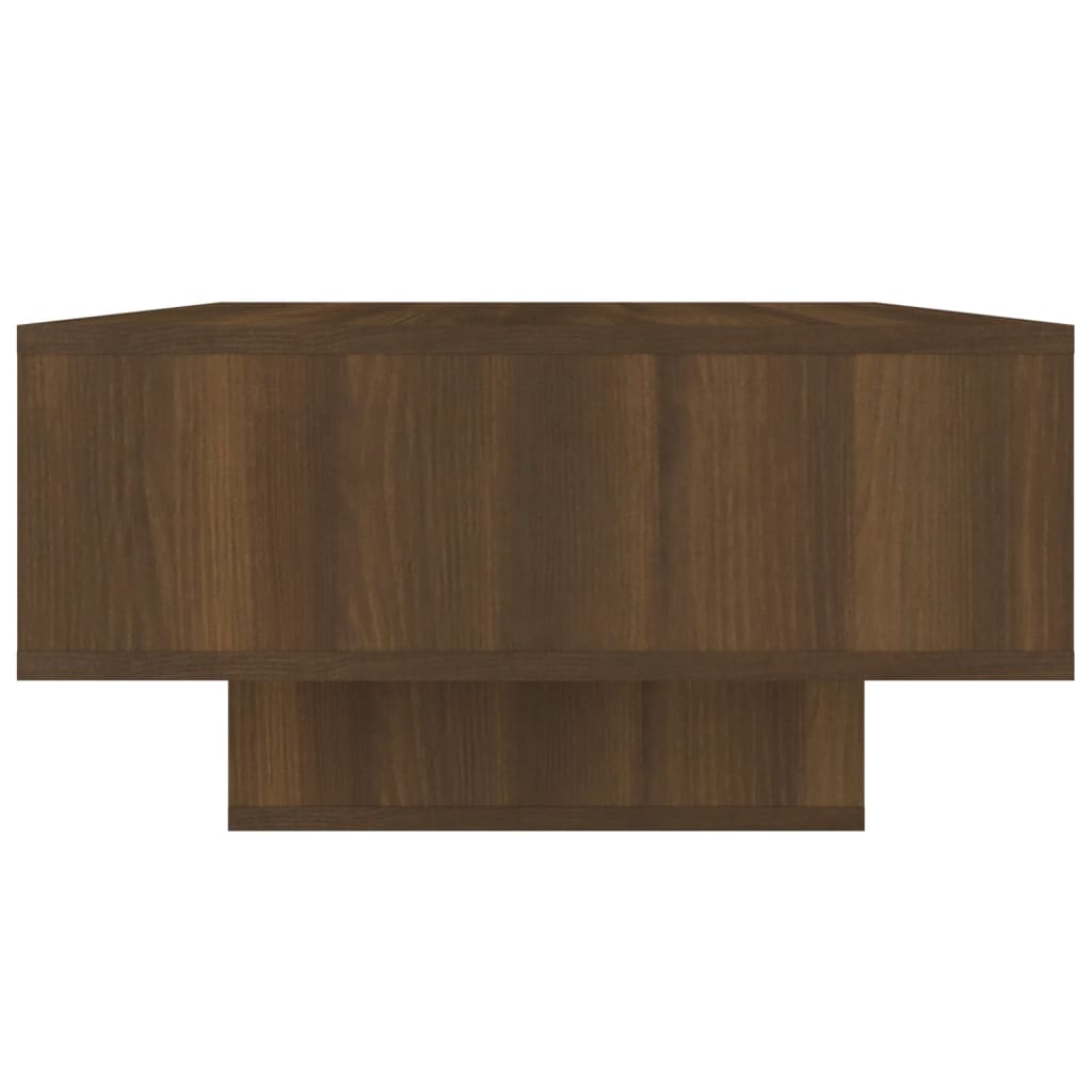 Sohvapöytä ruskea tammi 105x55x32 cm tekninen puu - Sisustajankoti.fi