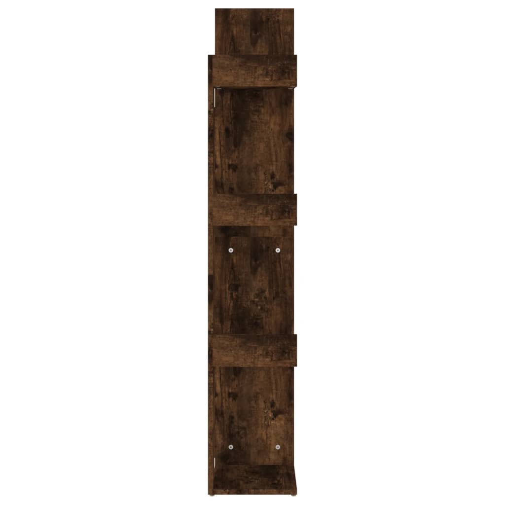 Kirjahylly savutammi 48x25,5x140 cm tekninen puu - Sisustajankoti.fi