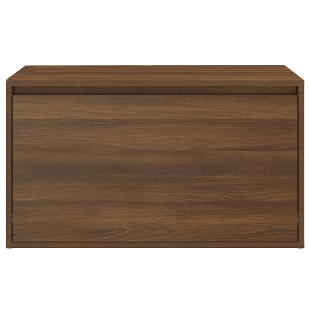 Eteisen penkki 80x40x45 cm ruskea tammi tekninen puu - Sisustajankoti.fi