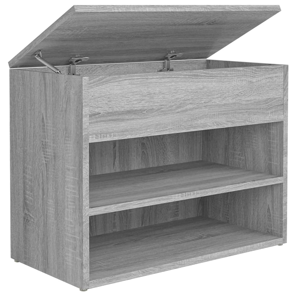 Kenkäpenkki harmaa Sonoma 60x30x45 cm tekninen puu - Sisustajankoti.fi