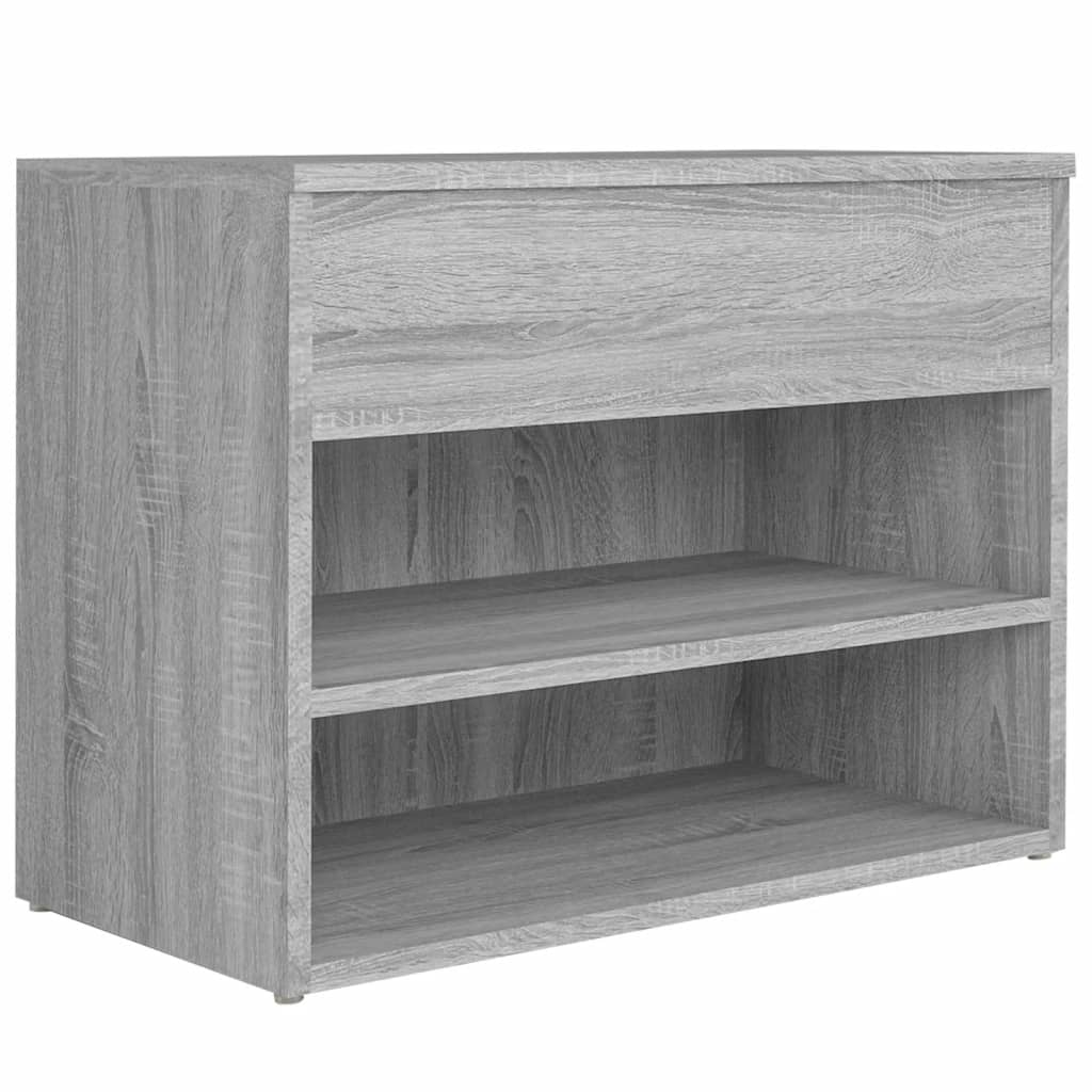 Kenkäpenkki harmaa Sonoma 60x30x45 cm tekninen puu - Sisustajankoti.fi