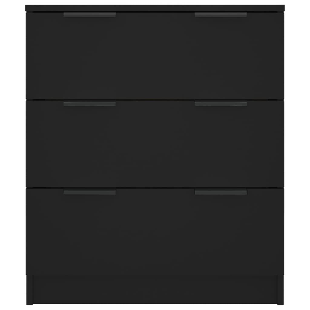 Senkki musta 60x30x70 cm tekninen puu - Sisustajankoti.fi
