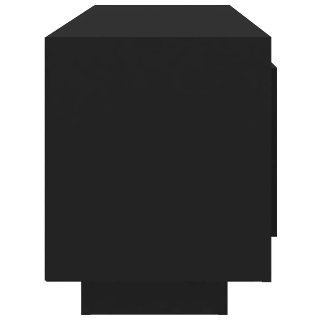 TV-taso musta 102x35x45 cm tekninen puu - Sisustajankoti.fi