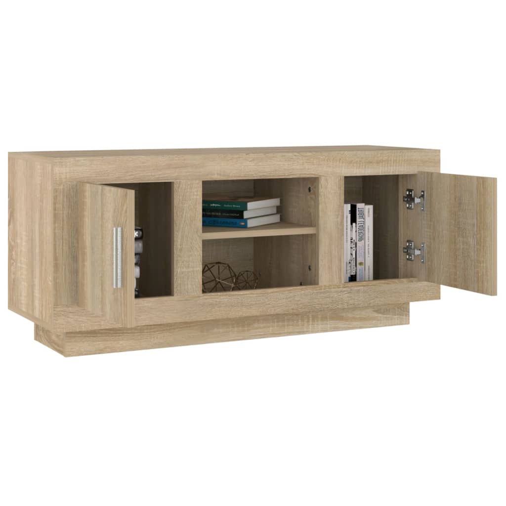 TV-taso Sonoma-tammi 102x35x45 cm tekninen puu - Sisustajankoti.fi