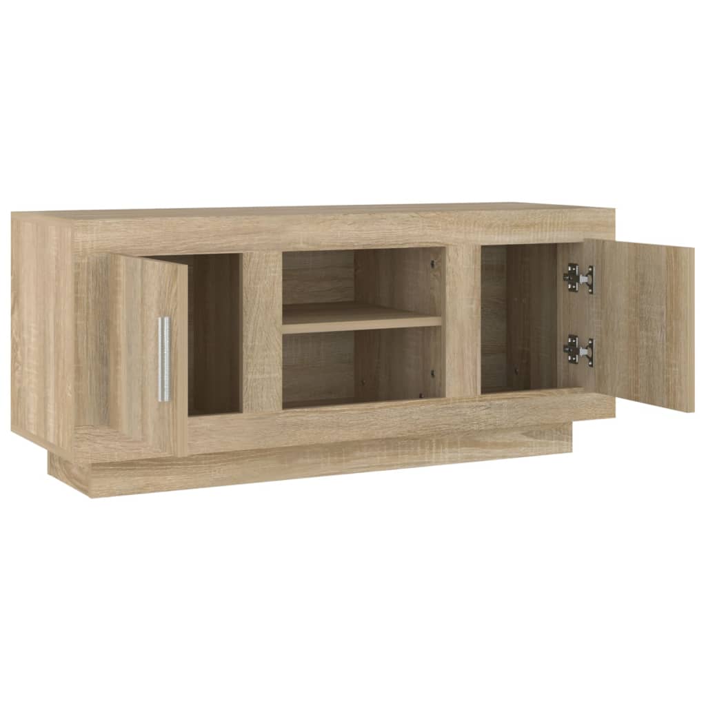 TV-taso Sonoma-tammi 102x35x45 cm tekninen puu - Sisustajankoti.fi