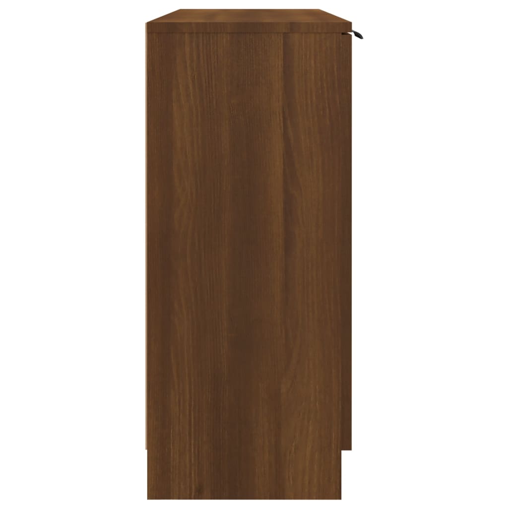 Senkki ruskea tammi 90,5x30x70 cm tekninen puu - Sisustajankoti.fi