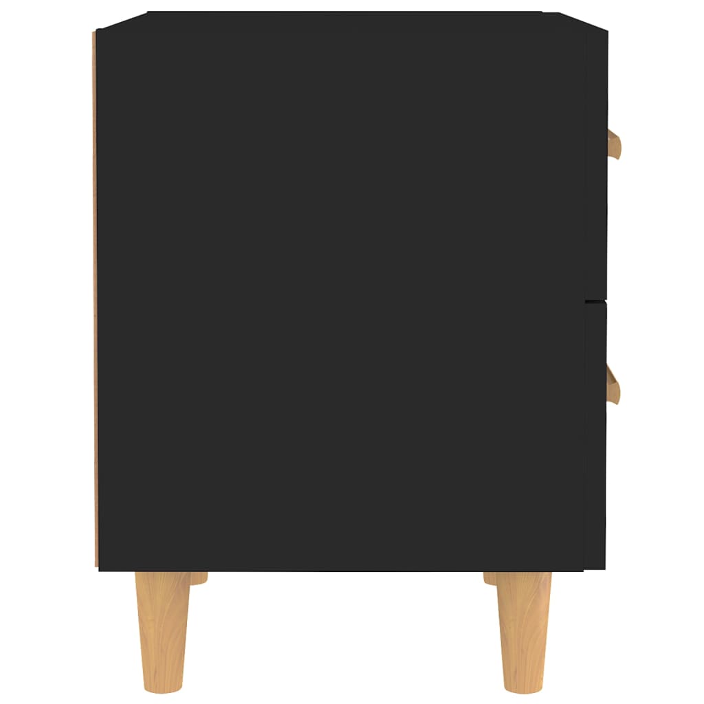 Yöpöydät 2 kpl musta 40x35x47,5 cm - Sisustajankoti.fi