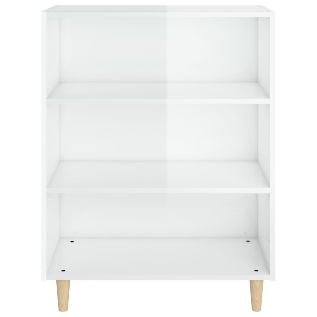 Senkki korkeakiilto valkoinen 69,5x32,5x90 cm tekninen puu - Sisustajankoti.fi
