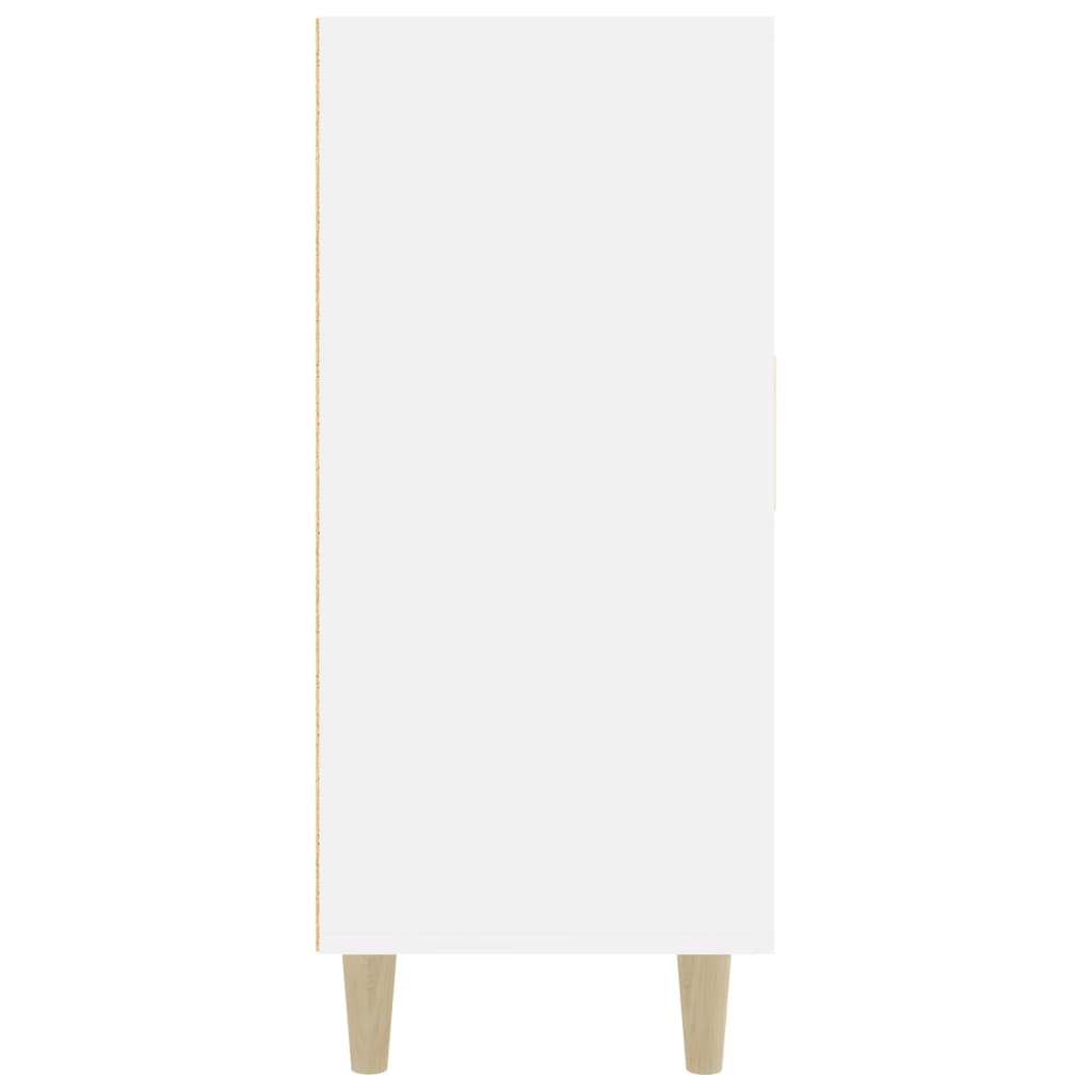 Senkki korkeakiilto valkoinen 90x34x80 cm tekninen puu - Sisustajankoti.fi
