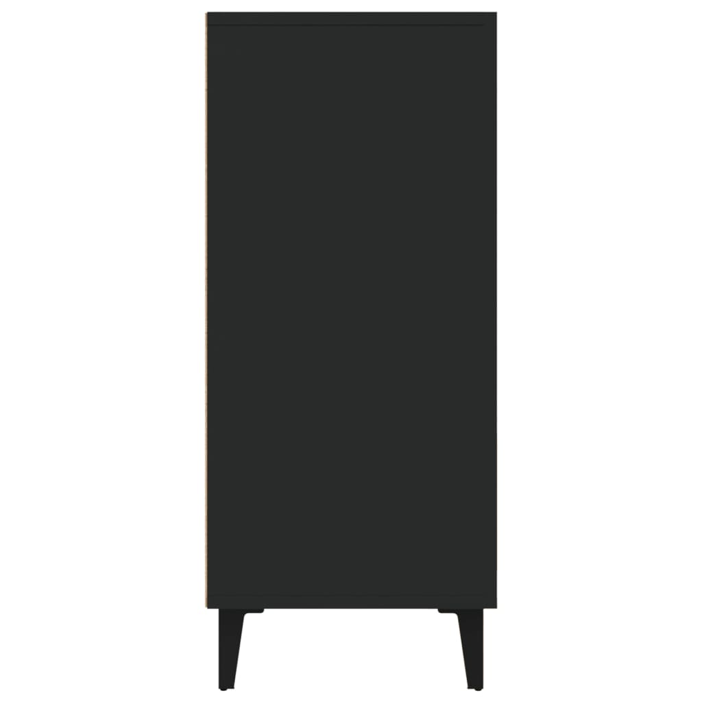 Senkki musta 90x34x80 cm tekninen puu - Sisustajankoti.fi