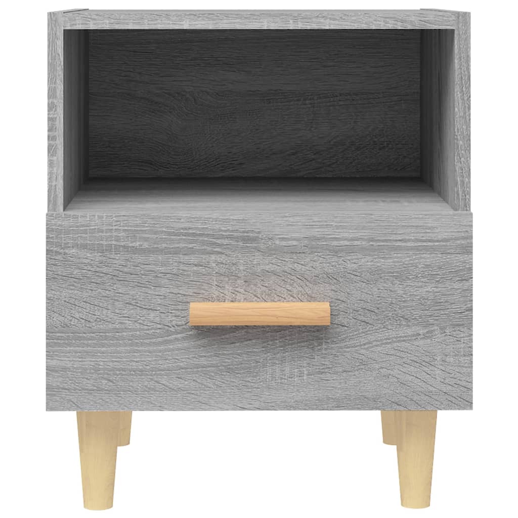 Yöpöydät 2 kpl harmaa Sonoma 40x35x47 cm - Sisustajankoti.fi