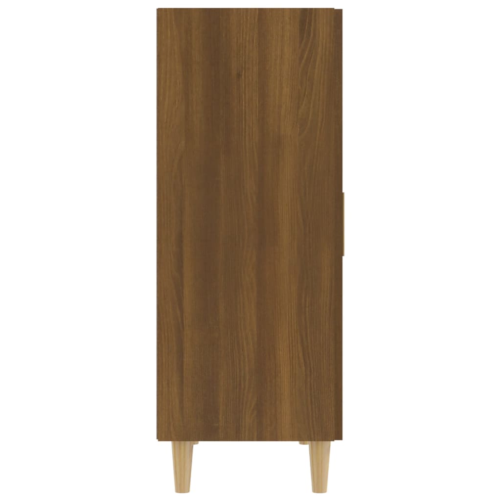 Senkki ruskea tammi 70x34x90 cm tekninen puu - Sisustajankoti.fi