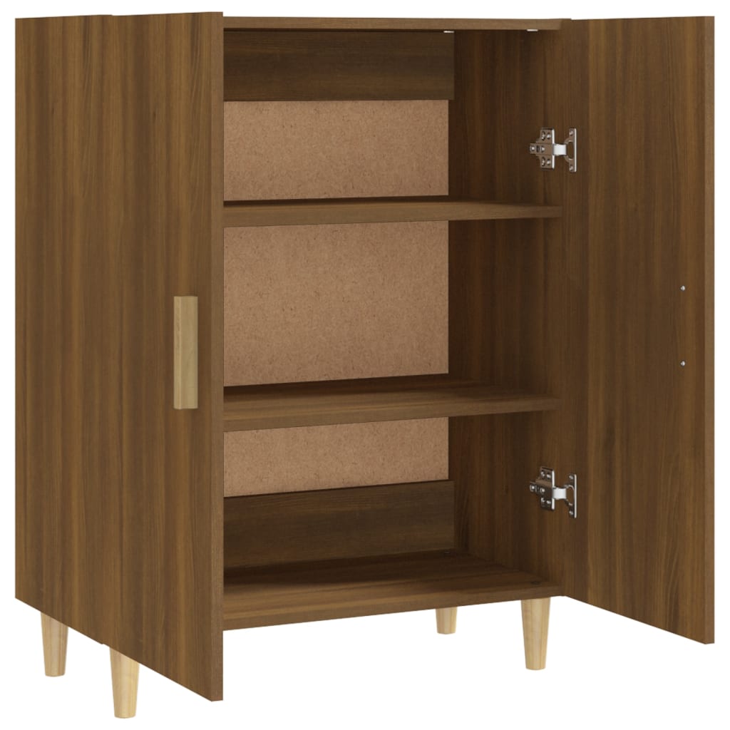 Senkki ruskea tammi 70x34x90 cm tekninen puu - Sisustajankoti.fi