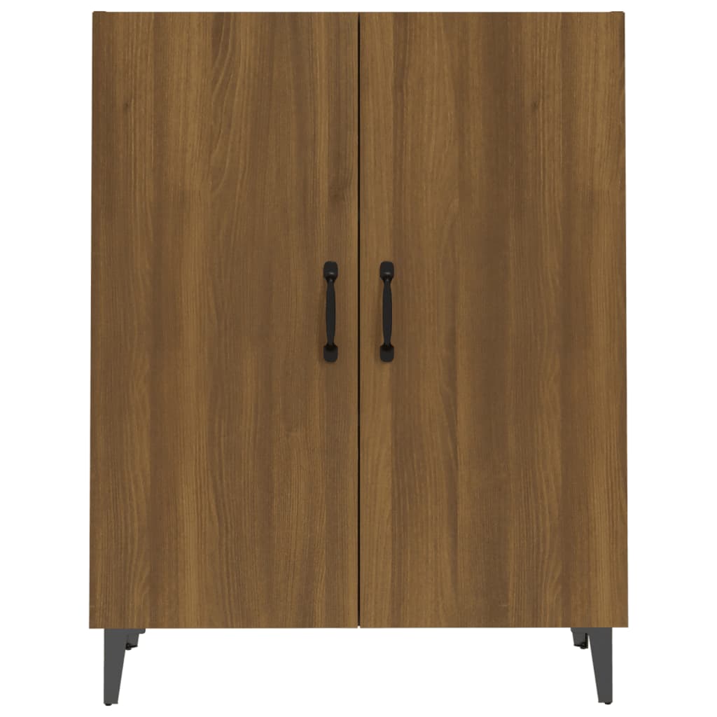 Senkki ruskea tammi 70x34x90 cm tekninen puu - Sisustajankoti.fi