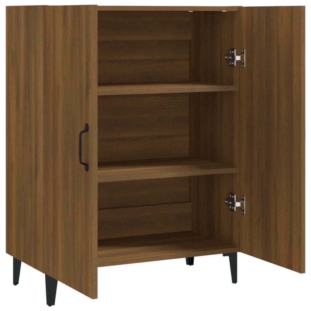 Senkki ruskea tammi 70x34x90 cm tekninen puu - Sisustajankoti.fi