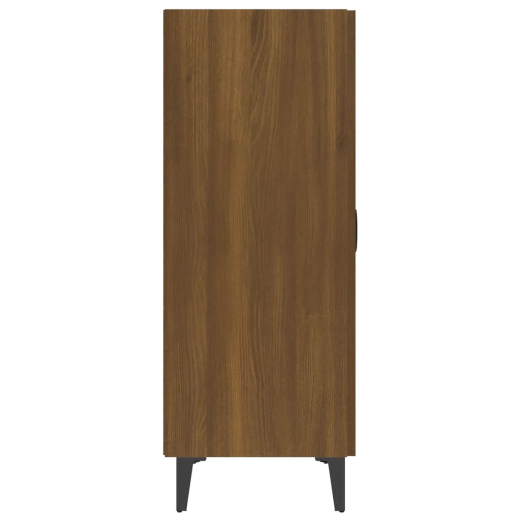 Senkki ruskea tammi 70x34x90 cm tekninen puu - Sisustajankoti.fi