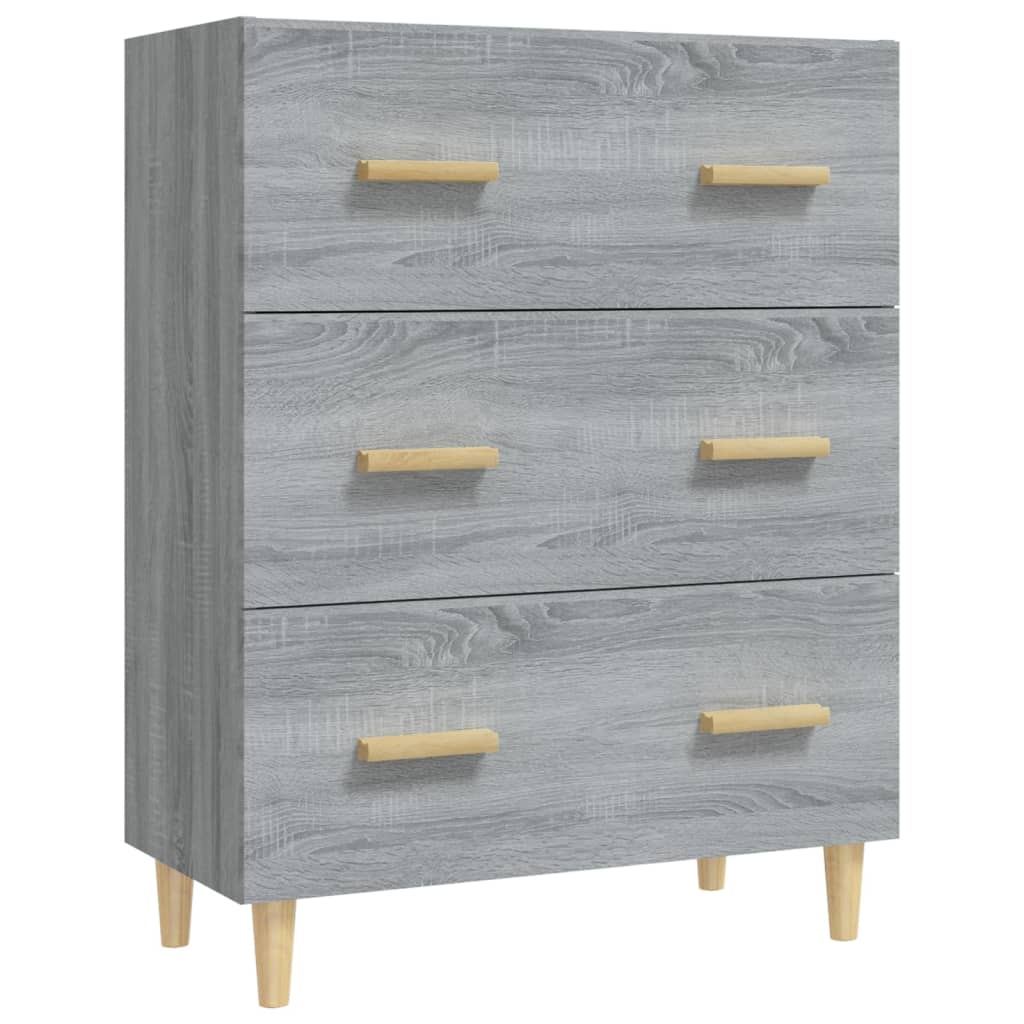 Senkki harmaa Sonoma 70x34x90 cm tekninen puu - Sisustajankoti.fi