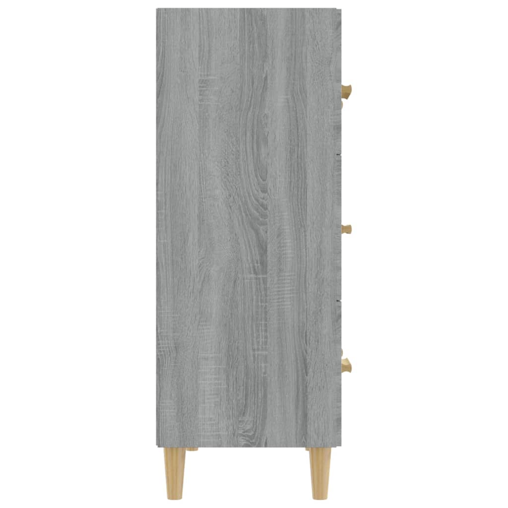 Senkki harmaa Sonoma 70x34x90 cm tekninen puu - Sisustajankoti.fi