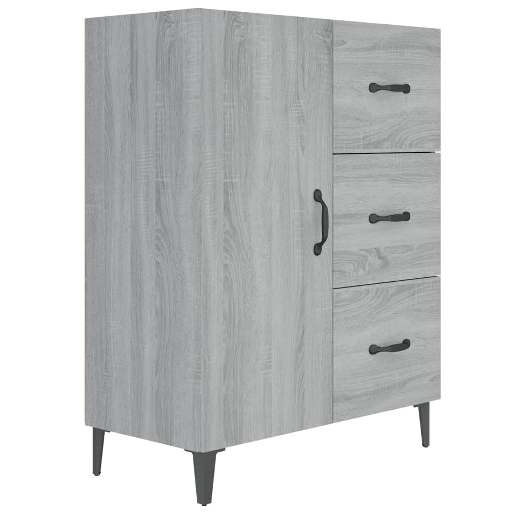 Senkki harmaa Sonoma 69,5x34x90 cm tekninen puu - Sisustajankoti.fi
