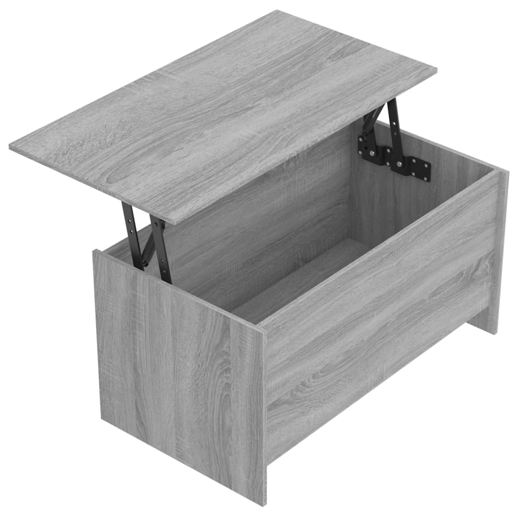 Sohvapöytä harmaa Sonoma 102x55,5x52,5 cm tekninen puu - Sisustajankoti.fi