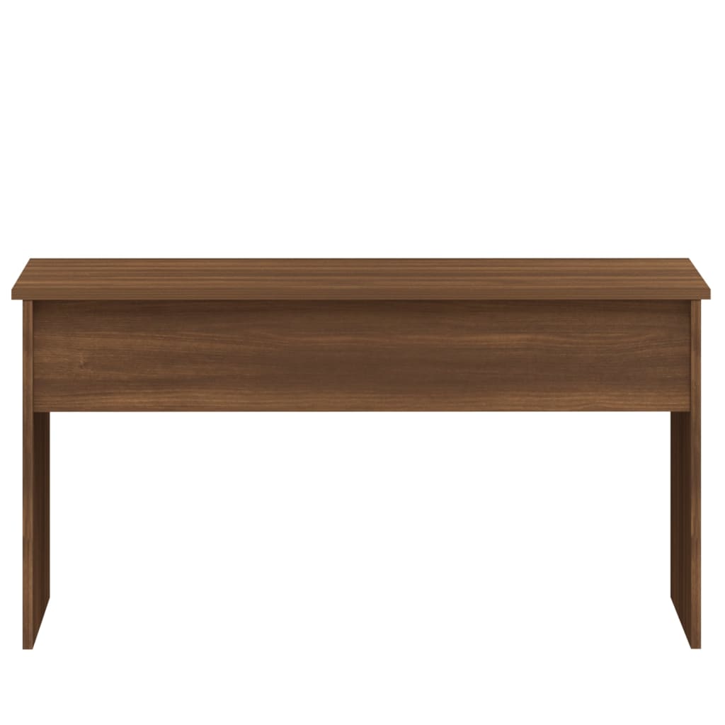 Sohvapöytä ruskea tammi 102x50,5x52,5 cm tekninen puu - Sisustajankoti.fi