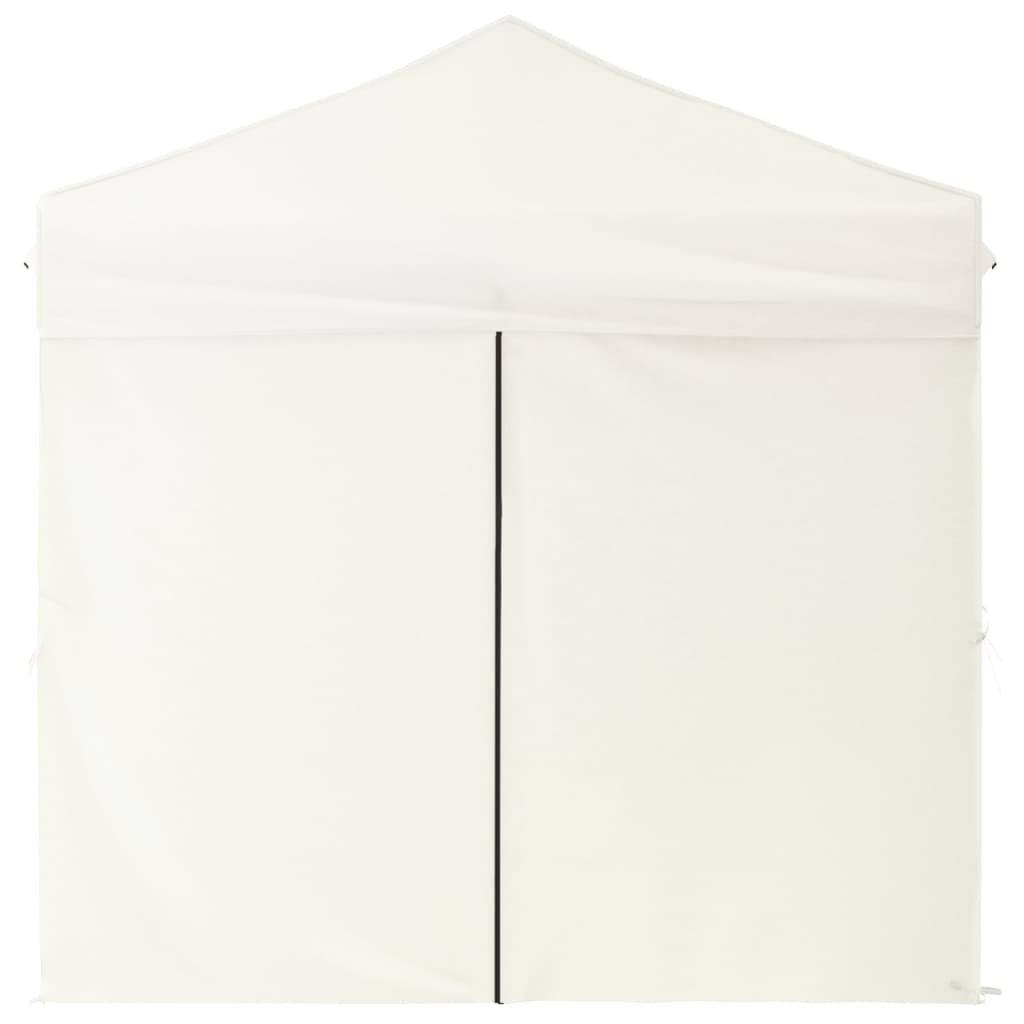 Kokoontaittuva juhlateltta sivuseinillä kerma 2x2 m - Sisustajankoti.fi