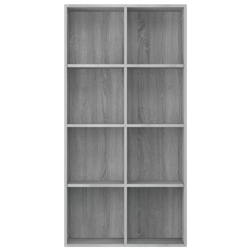 Kirjahylly / Senkki harmaa Sonoma 66x30x130 cm tekninen puu - Sisustajankoti.fi