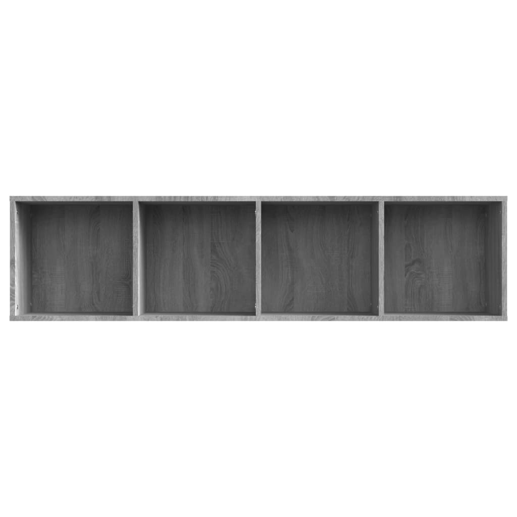 Kirjahylly / TV-taso harmaa Sonoma 143x30x36 cm tekninen puu - Sisustajankoti.fi