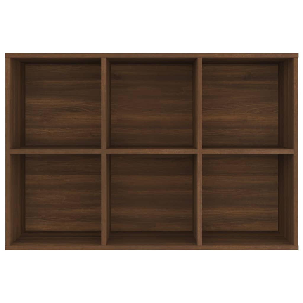 Kirjahylly / Senkki ruskea tammi 66x30x98 cm tekninen puu - Sisustajankoti.fi