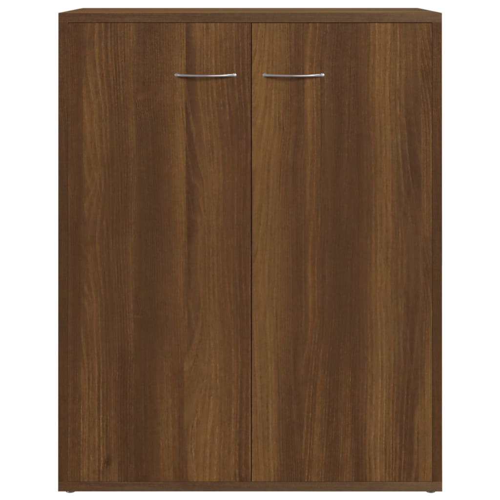 Senkki ruskea tammi 60x30x75 cm tekninen puu - Sisustajankoti.fi