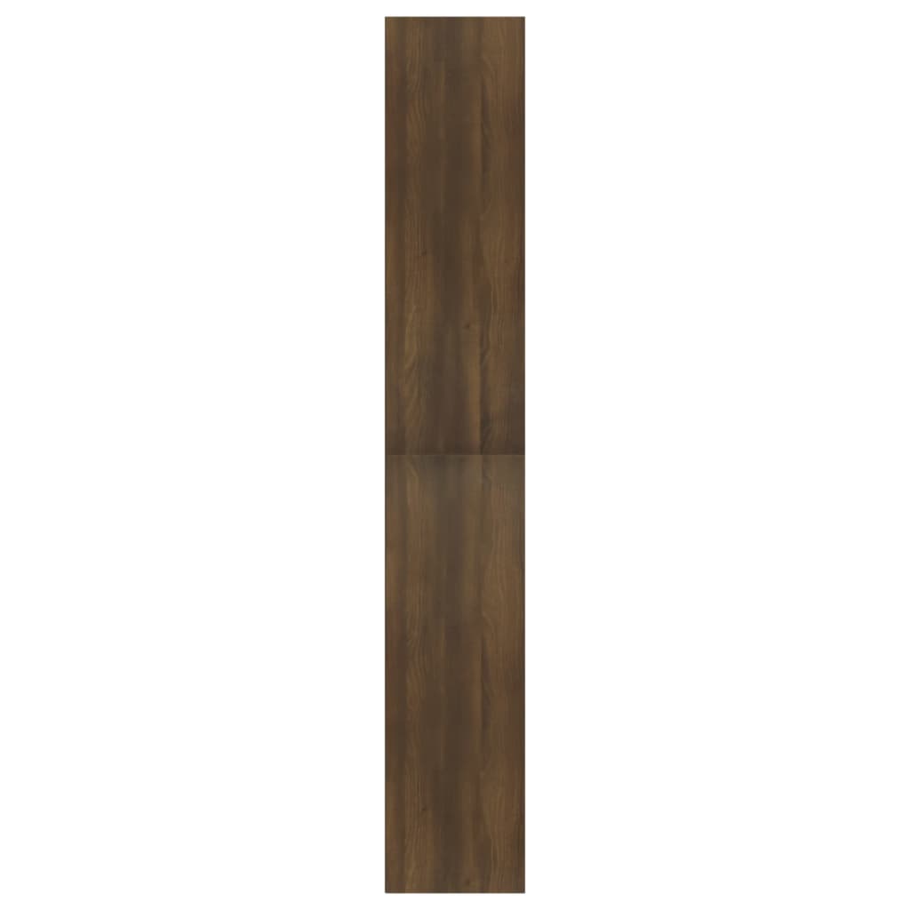 5-kerroksinen Kirjahylly ruskea tammi 80x30x189 cm tekninen puu - Sisustajankoti.fi