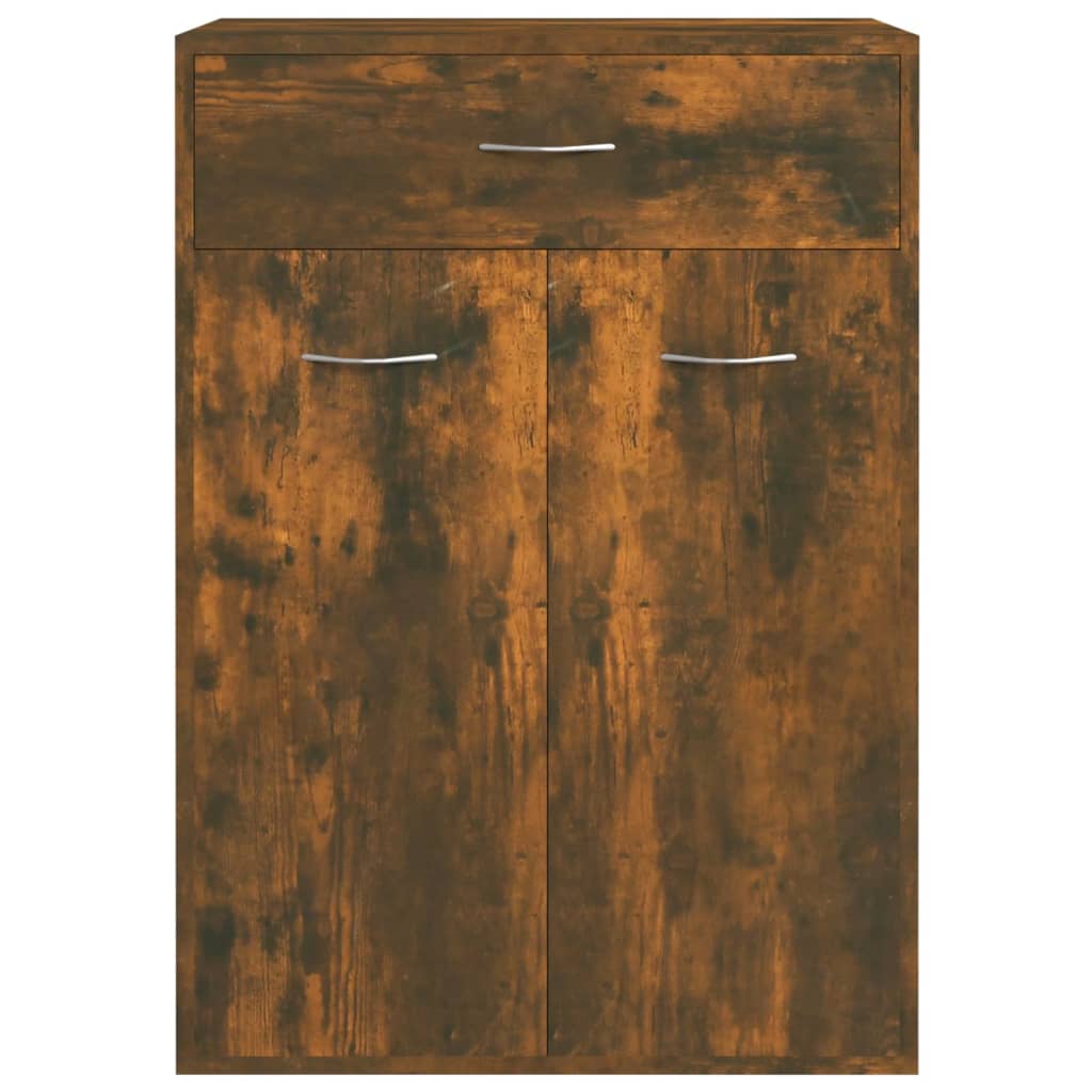Kenkäkaappi savutammi 60x35x84 cm tekninen puu - Sisustajankoti.fi