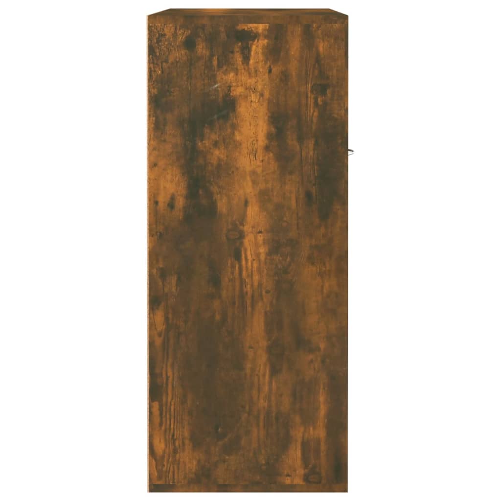 Kenkäkaappi savutammi 60x35x84 cm tekninen puu - Sisustajankoti.fi