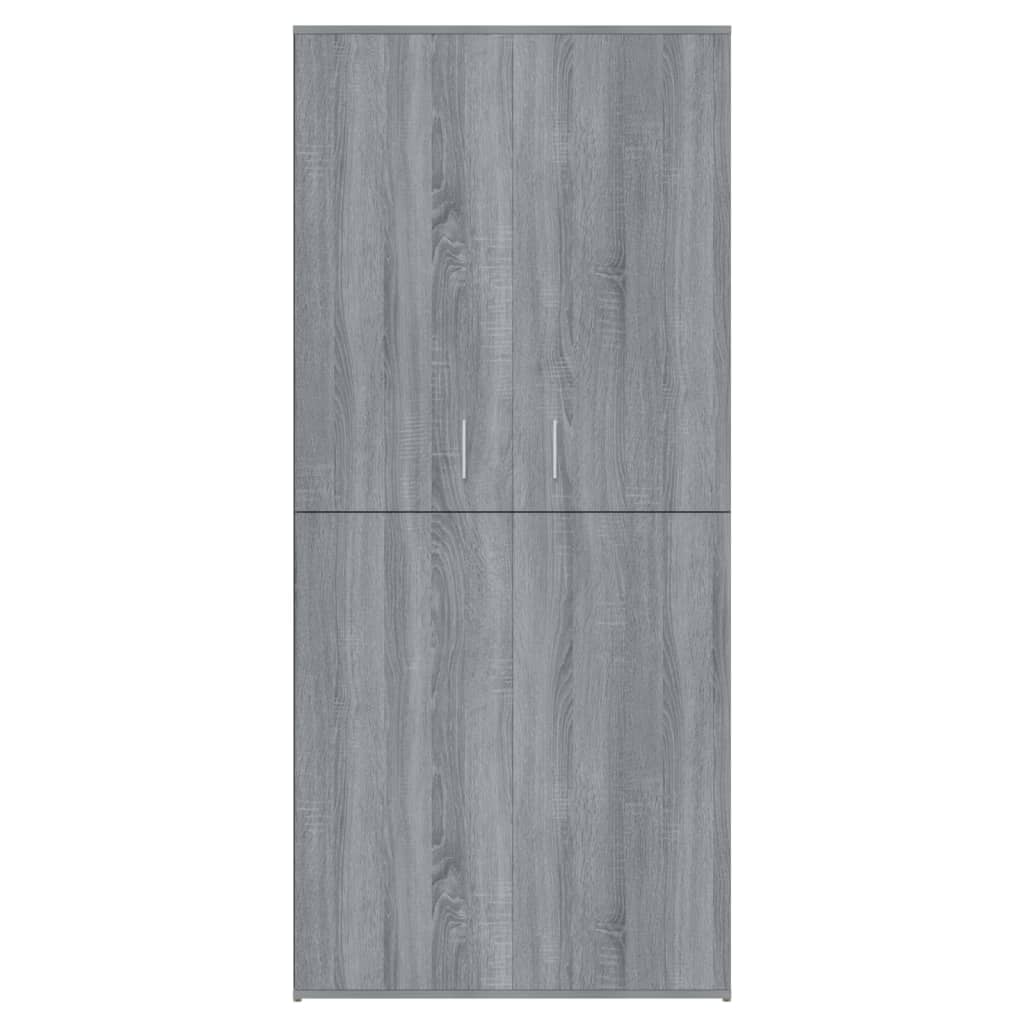 Kenkäteline harmaa Sonoma 80x39x178 cm tekninen puu - Sisustajankoti.fi