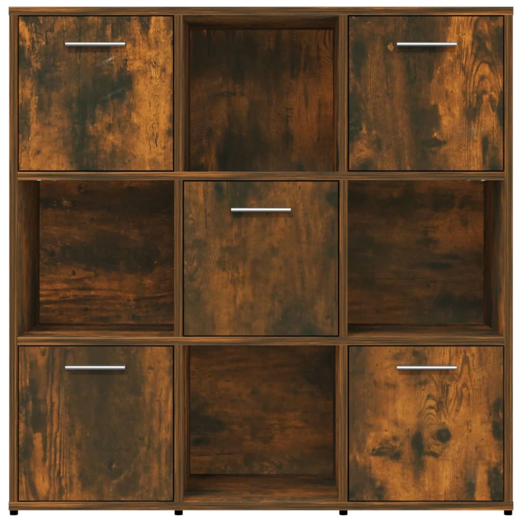 Kirjahylly savutammi 90x30x90 cm tekninen puu - Sisustajankoti.fi