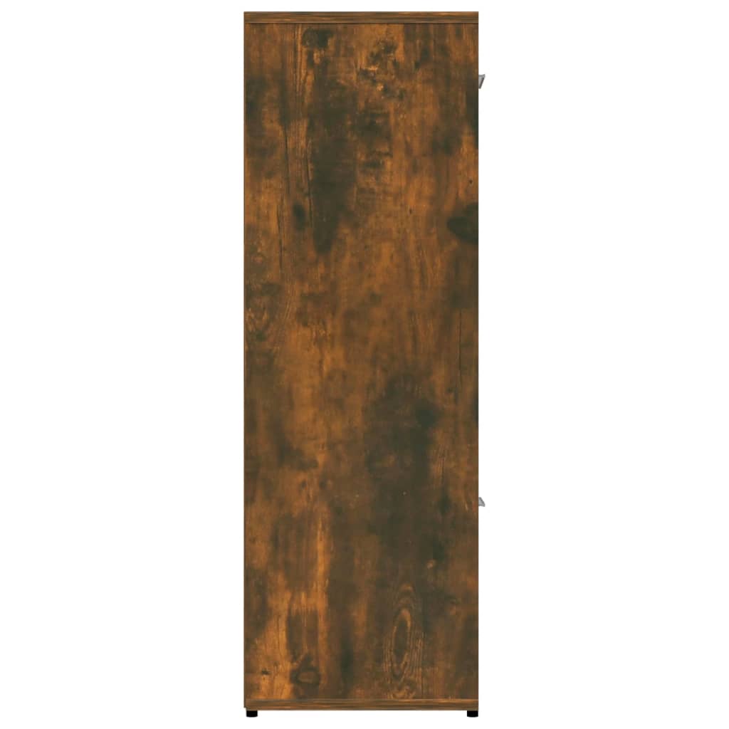 Kirjahylly savutammi 90x30x90 cm tekninen puu - Sisustajankoti.fi