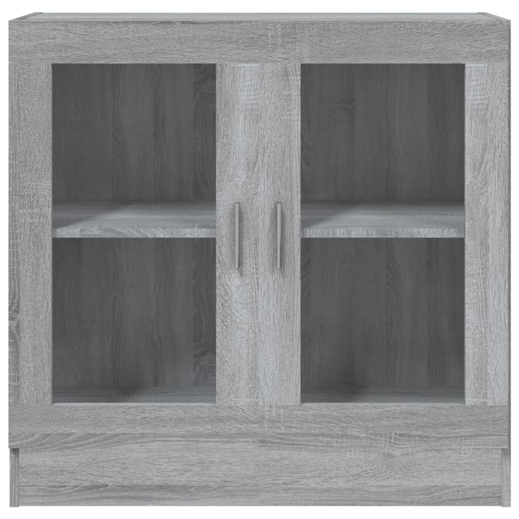 Vitriinikaappi harmaa Sonoma 82,5x30,5x80 cm tekninen puu - Sisustajankoti.fi