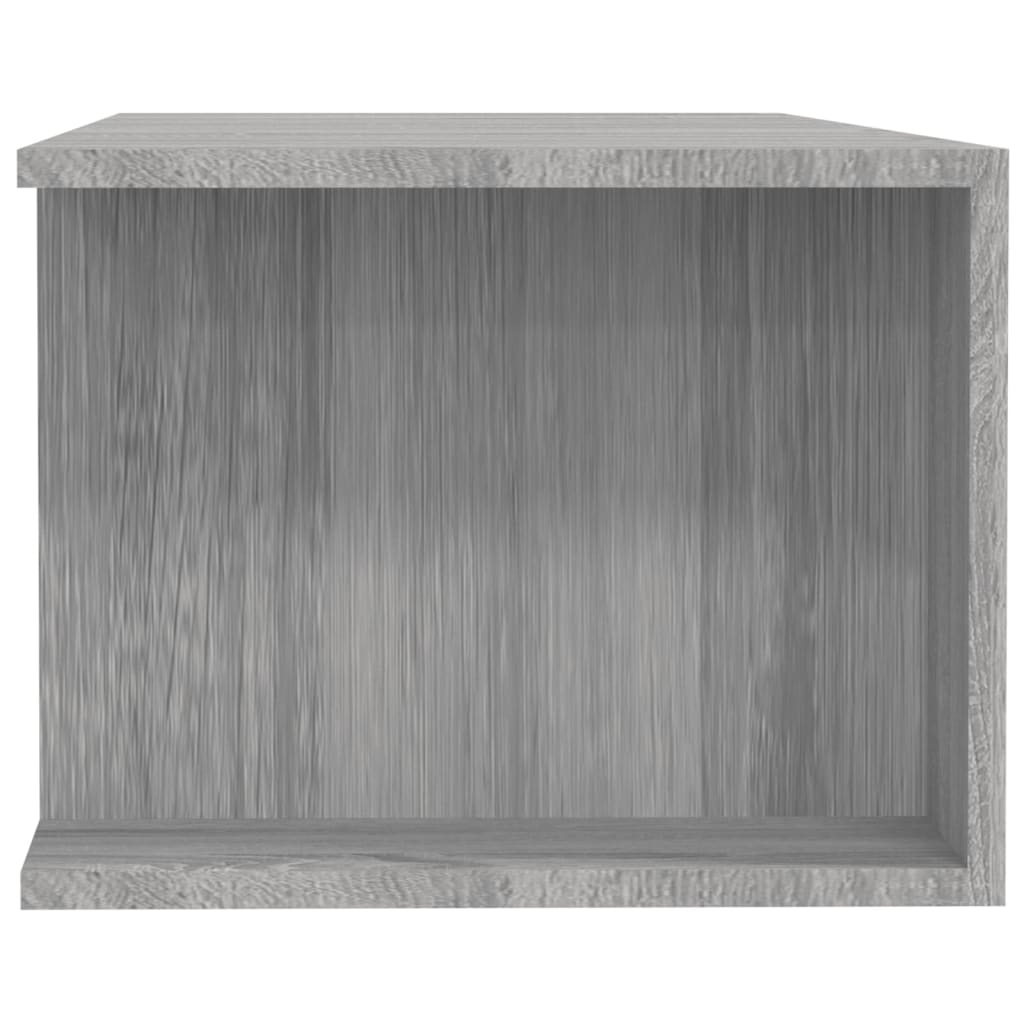 TV-taso LED-valoilla harmaa Sonoma 135x39x30 cm - Sisustajankoti.fi